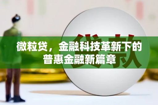 营口微粒贷，金融科技革新下的普惠金融新篇章