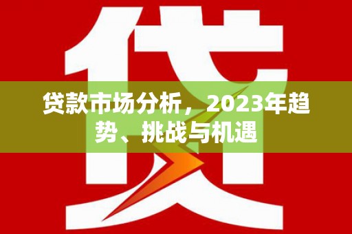 营口贷款市场分析，2023年趋势、挑战与机遇