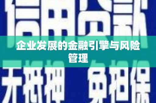 营口企业发展的金融引擎与风险管理
