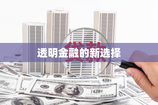 营口透明金融的新选择