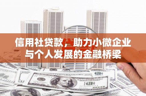 营口信用社贷款，助力小微企业与个人发展的金融桥梁