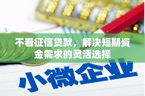 营口不看征信贷款，解决短期资金需求的灵活选择
