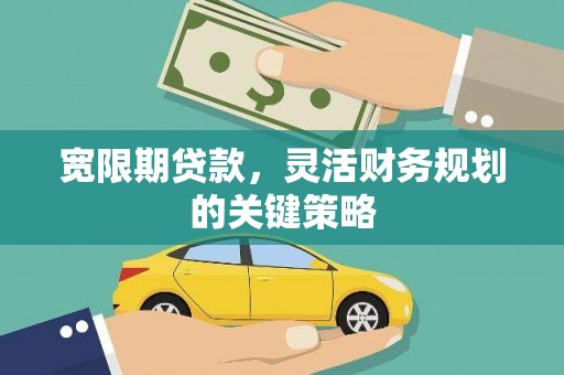 营口宽限期贷款，灵活财务规划的关键策略