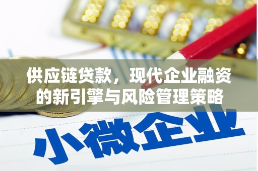 营口供应链贷款，现代企业融资的新引擎与风险管理策略