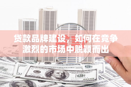 营口贷款品牌建设，如何在竞争激烈的市场中脱颖而出