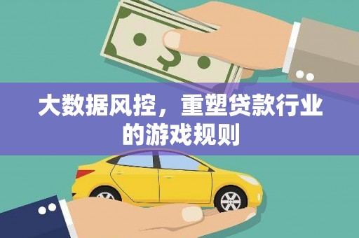 营口大数据风控，重塑贷款行业的游戏规则