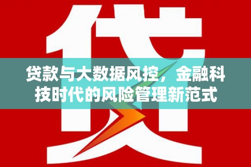 营口贷款与大数据风控，金融科技时代的风险管理新范式