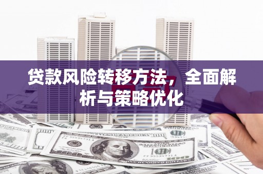 营口贷款风险转移方法，全面解析与策略优化