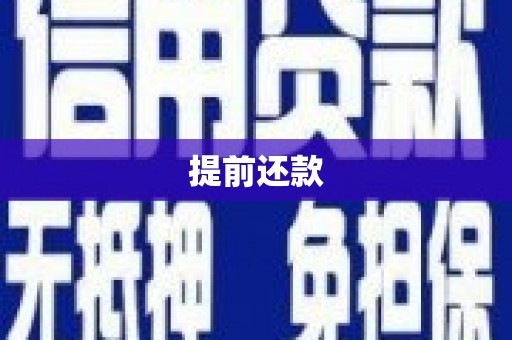 营口提前还款