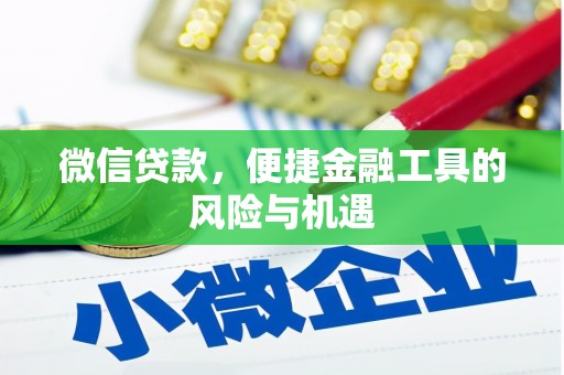 营口微信贷款，便捷金融工具的风险与机遇