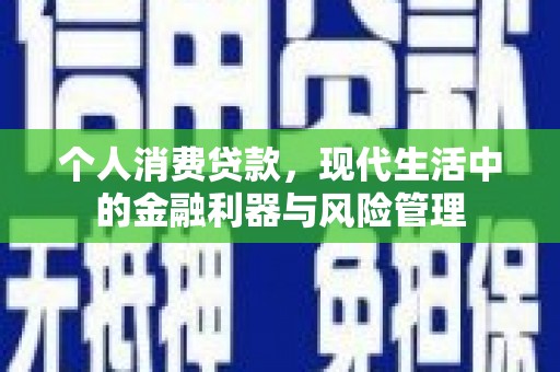 营口个人消费贷款，现代生活中的金融利器与风险管理