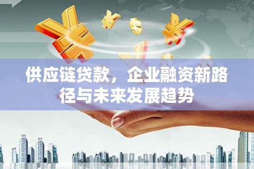 营口供应链贷款，企业融资新路径与未来发展趋势