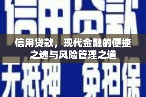 营口信用贷款，现代金融的便捷之选与风险管理之道
