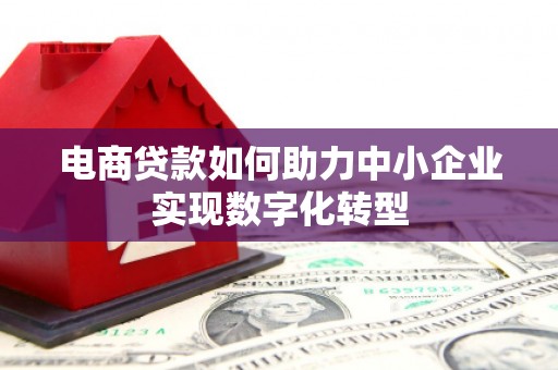 营口电商贷款如何助力中小企业实现数字化转型