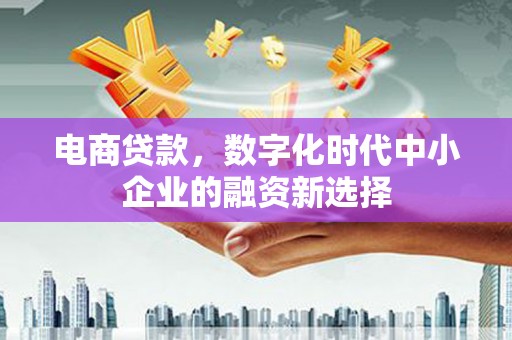营口电商贷款，数字化时代中小企业的融资新选择