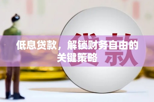 营口低息贷款，解锁财务自由的关键策略