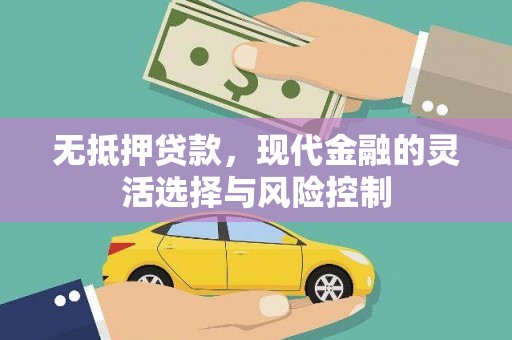 营口无抵押贷款，现代金融的灵活选择与风险控制
