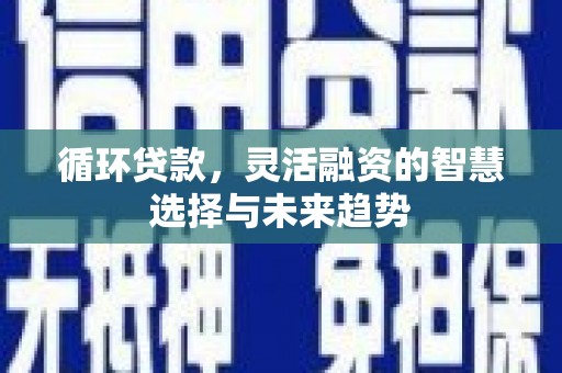 营口循环贷款，灵活融资的智慧选择与未来趋势