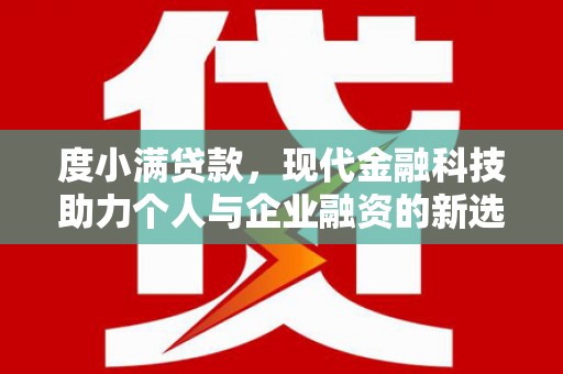 营口度小满贷款，现代金融科技助力个人与企业融资的新选择