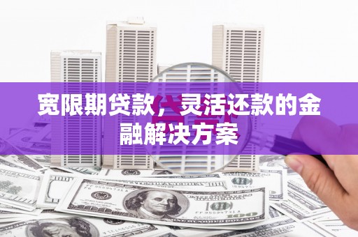营口宽限期贷款，灵活还款的金融解决方案