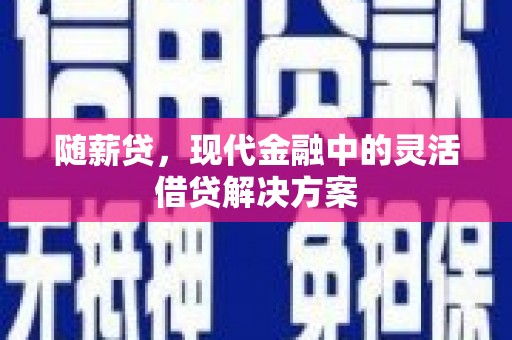 营口随薪贷，现代金融中的灵活借贷解决方案