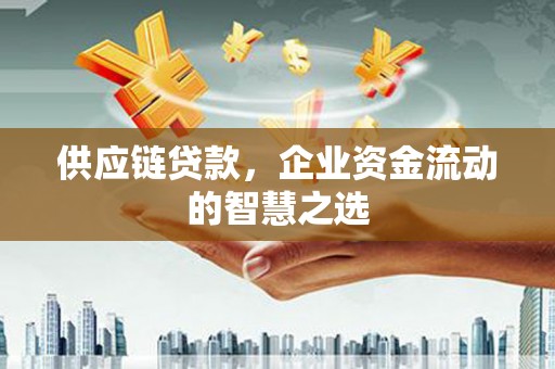营口供应链贷款，企业资金流动的智慧之选