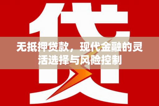 营口无抵押贷款，现代金融的灵活选择与风险控制