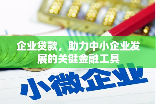 营口企业贷款，助力中小企业发展的关键金融工具