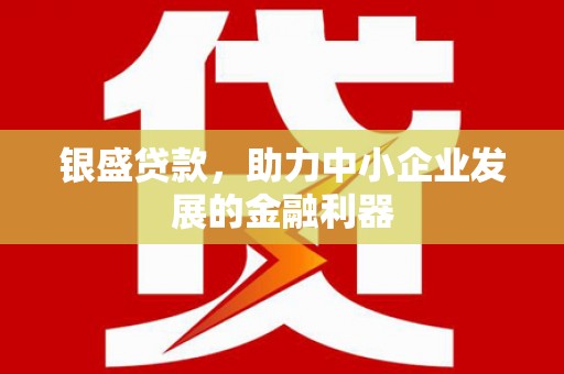 营口银盛贷款，助力中小企业发展的金融利器