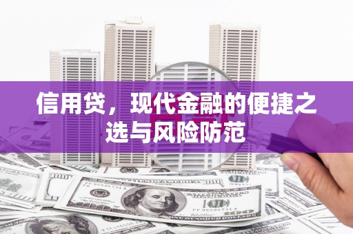 营口信用贷，现代金融的便捷之选与风险防范