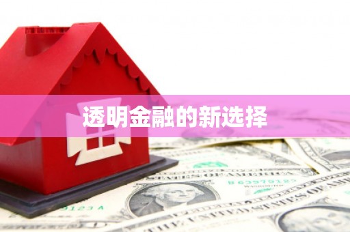 营口透明金融的新选择
